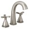 Delta Stryke Two Handle Widespread Bathroom Faucet, 5.81 in, Lumicoat Stainless 357756-SS-PR-MPU-DST - alternate 3