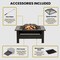 Pure Garden 6-Pc Outdoor Fire Pit Set, Bronze 50-155 - alternate 6