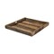 Homeroots 30in Brown Square Reclaimed Wood Serving Tray With Handles 376043 - alternate 5
