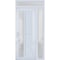 Vdomdoors Front Exterior Prehung FiberGlass Door Frosted Glass / Manux 8088 White Silk / Sidelight and Transo MANUX8088EXD-WS-W30+12 x H80+14-RH - alternate 4