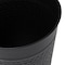Happimess Riley Modern Classic Hammered Steel Accent 2-Gallon Wastebasket, Matte Black HPM1111A - alternate 4