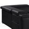 Homeroots Black Italian Leather Power Reclining U Shaped Eight Piece Corner Sectional With Console 632569 - alternate 13