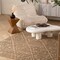 Homeroots 7' X 10' Beige and Brown Geometric Distressed Indoor Outdoor Area Rug 559076 - alternate 9