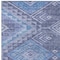 Homeroots 8' X 10' Navy Blue Charcoal And Gray Southwestern Washable Indoor Outdoor Area Rug 603554 - alternate 7