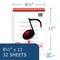 Roaring Spring Case of Music Wirebound Notebook, 12 Staves of Music Lines, 11"x8.5", 32 Sheets per book, PK24 15009cs - alternate 10