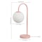 Jonathan Y Arco 18.3 in. Minimalist Mid-Century Arched Metal and Frosted Glass LED Table Lamp, Pink JYL6010D - alternate 8