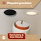 Monopro Bi-Metal Hole Saw for Recessed Lights 6-1/4 with Silicone Dust Bowl HS-100 - alternate 6
