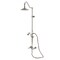 Kingston Brass Wall Mount Rain Drop Shower System with Hand Shower, Polished Nickel CCK3666PX - alternate 1