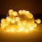 Elegani Frosted Globe String Lights with Remote - 50 LED 15.7ft Fairy Lights 8 Lighting Modes Warm White PH-600147 - alternate 4