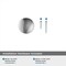 Amerock Era 1-1/4 inch (32mm) Diameter Polished Chrome Cabinet Knob, 10PK 10VMP3690726 - alternate 4
