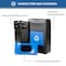 Commercial Zone Products Avante Series 30 Gallon Shallow Black Recycling Container w/ Open Top 7873S104A - alternate 4