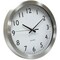 Universal Brushed Aluminum Wall Clock, 12" dia, Silver Case, 1 AA (sold sep) UNV10425 - alternate 3