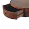 Homeroots 22" Brown Solid Wood One Drawer Floating Nightstand 651500 - alternate 13