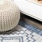 Jonathan Y Marokko Diamond Tribal Medallion Ivory/Blue 2 ft. x 8 ft. Indoor/Outdoor Runner Rug SMB127C-28 - alternate 7