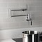 Kingston Brass Wall Mount Pot Filler Faucet, Polished Chrome KS4101KL - alternate 6