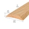 M-D Building Products 3-1/2 in. x 3/4 in. x 72 in. Natural Hardwood Low-Profile Threshold for Doorways 11874 - alternate 5