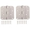 Prosource Door Hinge, Steel, Satin Nickel, Loose Pin, 180 deg Range of Motion, Screw Mounting BH-402SN-PS - alternate 1