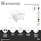 Kingston Brass 48" Cast Iron Oval Single Slipper Clawfoot Tub, No Faucet Drillings, White/Brushed Brass VCTND4828NT7 - alternate 2