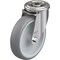 Blickle SS, Kingpin Swivel Caster, TPR, 5", 275 lb. LEXR-TPA 127G - alternate 1