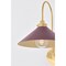 Hudson Valley Lighting Clivedon Wall Sconce in Aged Brass/Soft Crimson by Mark D. Sikes MDS1400-AGB/CRN - alternate 5