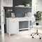 Martha Stewart 22.75 in. D X 54 in. W X Engineered Wood, Steel, White Frame/Polished Brass Hardware ZG-ZP-09-WH-GLD-MS - alternate 10