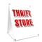 Signmission Thrift Store, 36 Inch x 24 Inch A-frame Yard Sign, Plastic Sign SBC-2436-Thrift Store - alternate 1