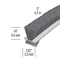 M-D Building Products Weather Seal, PVC Foam, Gray, 17 ft L 809ZT8 - alternate 7