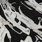 Homeroots 5' X 8' Black And Gray Abstract Washable Indoor Outdoor Area Rug 600067 - alternate 4