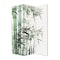Homeroots 72" Green And White Canvas Folding Three Panel Screen Room Divider 384580 - alternate 6