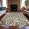 Homeroots 3' X 5' Ivory And Charcoal Geometric Washable Indoor Outdoor Area Rug 631389 - alternate 7