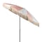 Picnic Time Family Of Brands Summerland 6.5 ft. Portable Beach Umbrella, Pink Salt Stripe 816-01-360-000-0 - alternate 8