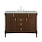 James Martin Vanities Kinnsden 48" Single Vanity, Sable Oak w/ 3 CM Eternal Jasmine Pearl Silestone Top D680-V48-SBK-3EJP - alternate 1