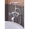 Anzzi Suni 3-Handle Claw Foot Tub Faucet with Hand Shower in Polished Chrome FS-AZ0052CHR - alternate 7