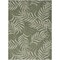 Homeroots 6' X 9' Green And Ivory Palm Leaf Indoor Outdoor Area Rug 550189 - alternate 8