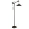 Homeroots 72" Silver Reading Floor Lamp With Silver Metal Dome Shade 523443 - alternate 6