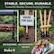 Stake It No-Dig Ground Anchor, Heavy Duty, for Posts and Trellis, Easy Install, 2PK CPGSI11007 - alternate 9