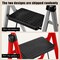 Wrightmaster 3.4 ft. Aluminum Step Ladder, 7 ft. Reach, 500 lb. Capacity with Non-Marring Feet Zoro3HONGSE - alternate 4