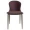 Leisuremod Mosaic Collection Modern Dining Chair in Plum Purple Fabric, 4PK MC44PR4 - alternate 7
