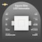 Goodlite LED Recessed Ultra-Thin Square Slim Wafer Downlight, S2/5W/SQ/LED/5CCT 300 Lumen, 5W G-20217 - alternate 7