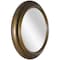 Infinity Instruments Pristine Round Wall Mirror, Antique Gold, 24in 20353AC - alternate 7