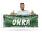 Signmission Farm Fresh Okra, 18 Inch x 48 Inch, Vinyl Banner B-30603 - alternate 5
