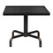 Homeroots 36" Black and Gold Wood and Steel Pedestal Base Square Dining Table 557692 - alternate 7
