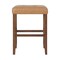 Alaterre Furniture Madison Backless Bar Height Stool True Walnut Finish with Cognac PU AVMA2220 - alternate 15
