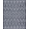 Homeroots 8' X 10' Navy Blue Indoor Outdoor Area Rug 522123 - alternate 9