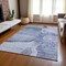 Homeroots 10' X 14' Sky Blue And Indigo Floral Washable Indoor Outdoor Area Rug 582247 - alternate 7