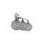 Jonathan Y Maeve 23" 3-Light Iron/Glass Contemporary Glam LED Vanity Light, Chrome JYL7536A - alternate 9