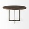 Homeroots 48" Brown And Gray Sled Base Dining Table 397605 - alternate 6