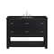 James Martin Vanities Lucian 48" Single Vanity, Carbon Oak, w/ 3 CM Phantome Eclos Widespread Top D704-V48-CBO-WPHT - alternate 1