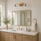 Vaxcel Shirley 3-Light Vanity Light, Champagne Gold, Clear Fluted Tulip Glass, 21.25-In. Wide W0581 - alternate 7