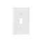 Pass & Seymour TradeMaster TP Wallplate, 4.6875 in L, 2.937 in W, 1 -Gang, Nylon, Light Almond TP1LA - alternate 4